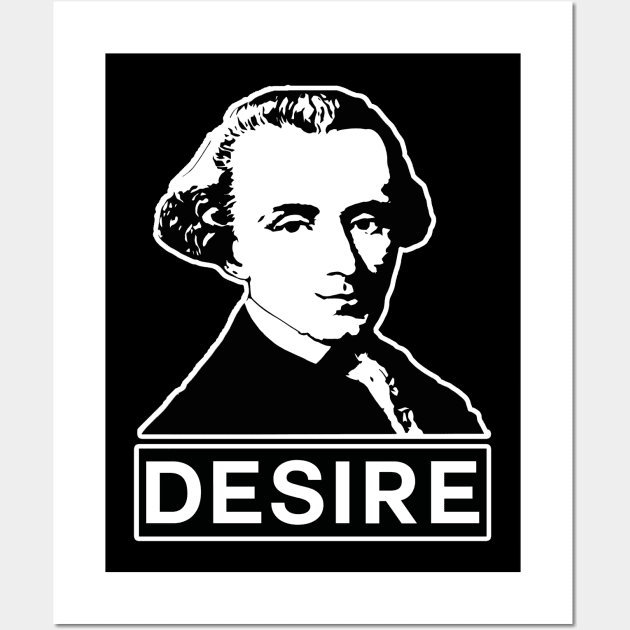 IMMANUEL KANT - DESIRE Wall Art by ITCHY_SAVOIR